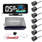 Lifcausal - système de radar de recul avec 8 capteurs arrière détection de distance, affichage lcd et ... Lifcausal - système de radar de recul avec 8 capteurs arrière détection de distance, affichage lcd et ...