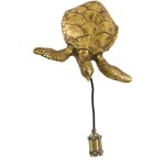 Light&living - applique murale - turtle - bronze - plastique -
