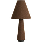 Light & living - lampe de table - devia - marron - textile -