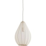 Light&living - suspension - itela - beige blanc - textile - �