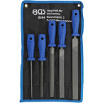 Limes d'atelier mecanicien assorties batardes et mi - douces 5 limes