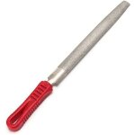 Lime diamant demi - ronde de pour m�tal, m�tal, meulage de m�taux, limes et r�pes � main, outils d'aff�tage ...