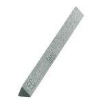 Lime  rectifier en pierre arkansas dure, triangulaire, dimensions : 16 x 150 mm
