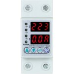 Limiteur de courant de surtension et de sous - tension réglable à réinitialisation automatique 63a avec ... Limiteur de courant de surtension et de sous - tension réglable à réinitialisation automatique 63a avec ...