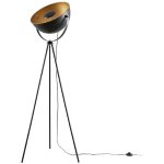 Lampadaire trepied 'meline' en mtal pour salon & salle  manger