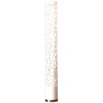 Led lampadaire � intensit� variable 'alisea' pour salon & salle � manger - blanc, nickel satin�