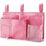 Linghhang - 1 sac de rangement pour lit superpos(rose), sac de rangement pour lit suspendu, 8 poches, ...