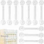 Linghhang - 10 pcs s�curit� serrures pour b�b� enfant, bloc placard b�b� s�curit� enfant postuler � armoires, ...