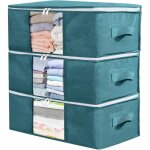 Linghhang - 3 paquet (bleu) sac de rangement vetement, boite rangement vetements sous lit, finition des ... Linghhang - 3 paquet (bleu) sac de rangement vetement, boite rangement vetements sous lit, finition des ...