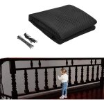 Linghhang - 300x79cm filet de scurit enfant pour escaliers - noir, filet de protection pour balcons, ...