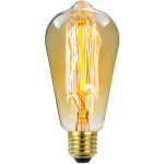 Linghhang - lot de 4 ampoules vintage e27 edison dimmable st64 40w 2700k warm incandescent bulbs, classic ...