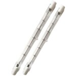 Linghhang - 500w tube r7s 118mm halogne dimmable blanc chaud 2800k ampoule crayon r7s linaire 11000lm ...