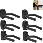 Linghhang - lot de 6 crochets pour support mural de guitare acoustique, ukull, basse, mandoline et ...