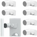 Linghhang - 6 pcs protection anti - pincement pour portes et fen�tres(blanc), butoirs porte pour la s�curit� ...