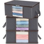 Linghhang - bo�te de rangement sous lit pliable, housse rangement couette organisateur de placard, fen�tre ...