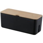 Linghhang - cable box range cable rangement(noir), bote pour cbles, bote cache - cble pour garder ...