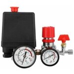 Linghhang - compresseur d'air pressostat valve pressostat compresseur d'air avec manomètre régulateur ... Linghhang - compresseur d'air pressostat valve pressostat compresseur d'air avec manomètre régulateur ...