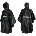 Linghhang - hommes femmes impermeable vetements de pluie impermeables avec reflecteur poncho anti - pluie ...