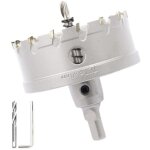 Linghhang - scie cloche bim�tallique en carbure 3 - 1 / 8'(80mm) robuste de qualit� industrielle coupe ...