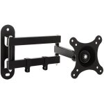 Linghhang - support tv mural pour moniteur et tlvision plat / incurv de 10 - 32 pouces, rotation  ...