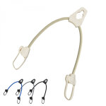 Linxor - lot de 10 tendeurs sandows s�curis�s et norm�s avec passant piton - beige