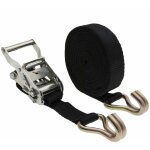 Linxor - sangle d'arrimage avec tendeur � cliquet et 2 crochets - 35 mm x 7 m - noir