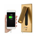 Liseuse lampe led tete de lit caché interrupteur lampe de chevet, usb encastré lampe de chevet murale ... Liseuse lampe led tete de lit caché interrupteur lampe de chevet, usb encastré lampe de chevet murale ...