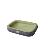 Lit orthop�dique pour chiens de taille moyenne, canap� - lit pour chien avec mousse alv�ol�e, coussin ...