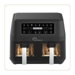 Little balance - friteuse diététique 8765 - crousty light duo - 9 l - 2460 w - 9 programmes - noir Little balance - friteuse diététique 8765 - crousty light duo - 9 l - 2460 w - 9 programmes - noir