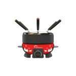 Little balance - service fondue happy 8 meuuuh rouge / noir