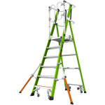 Little giant - plateforme safety cage fibre de verre 6 marches - 19706