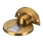 Litzee - but�e de porte magn�tique en acier inoxydable 304, but�e de sourdine soft - catch en m�tal bross�, ...