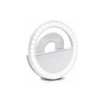 Lampe de bureau selfie light led pour samsung galaxy sony et autres smartphones selfie clip lumire rechargeab ...