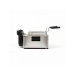 Livoo - friteuse electrique double doc217 - 2 x 3 l - inox 3300w - noir + gris