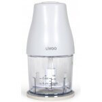 Livoo - hachoir 300 ml - 400 w - 1 vitesse et fonction turbo - 2 lames en inox - blanc Livoo - hachoir 300 ml - 400 w - 1 vitesse et fonction turbo - 2 lames en inox - blanc
