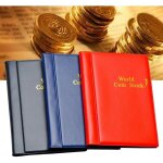 Livre de rangement pour pièces de monnaie, 120 pièces, album de collection de pièces commémoratives Livre de rangement pour pièces de monnaie, 120 pièces, album de collection de pièces commémoratives
