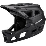 ?lixada?casque tout - terrain de vtt, casque de descente de course, casque int�gral adulte, noir, l