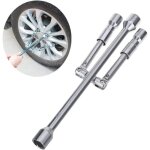 Lling - cl� � crochet pliante robuste universelle � 4 voies, pour jantes en fer coulissantes r�paration ...