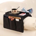 Lling - organisateur d'accoudoir de canapé antidérapant avec plateau porte - gobelet support de télécommande ... Lling - organisateur d'accoudoir de canapé antidérapant avec plateau porte - gobelet support de télécommande ...