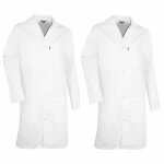 Lma - lot de 2 blouses 100% coton palette blanc taille: l