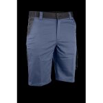 Lma - bermuda bicolore multipoches icare bleu fonc� / noir 44