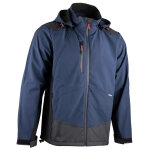 Lma - blouson softshell bicolore - bleu noir - joule 2308 - s