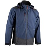 Lma - blouson softshell bicolore - bleu noir - joule 2308 - s