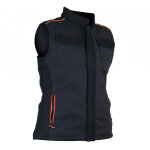 Lma - bodywarmer matelass�e bicolore femme madison - couleur noir / gris - taille v�tement 2xl