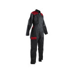 Lma - combinaison de travail enfant tricolore double zip elfe gris fonc 4 ans