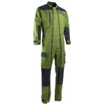 Lma - combinaison de travail double zip bicolore multipoche trident vert / noir xxs Lma - combinaison de travail double zip bicolore multipoche trident vert / noir xxs