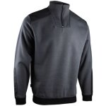 Lma - sweat col camionneur bicolore gris / noir - 8092 - xxxl Lma - sweat col camionneur bicolore gris / noir - 8092 - xxxl