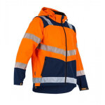 Lma - veste de travail softshell authentic hv cible - marine / orange fluo 3xl - 7