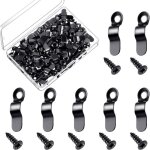 Lntyq - lot de 100 boutons rotatifs pour cadre photo, clips de fixation pour cadre photo, clips de fixation ...