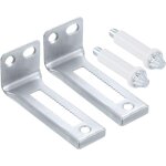 2 paires kit de r�paration de quincaillerie pour porte coulissante � deux volets, kit de r�paration de ...